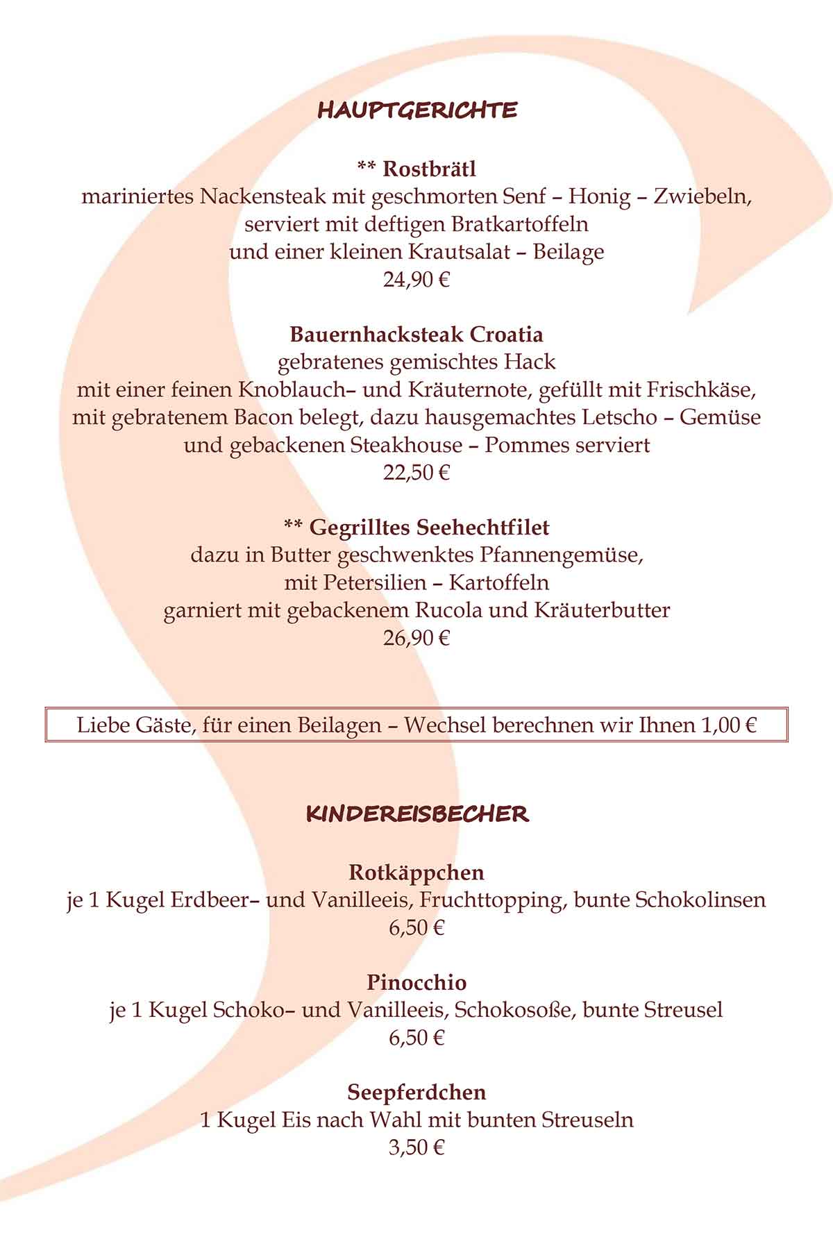 Speisekarte Seite 4