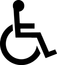 Piktogramm Rollstuhl
